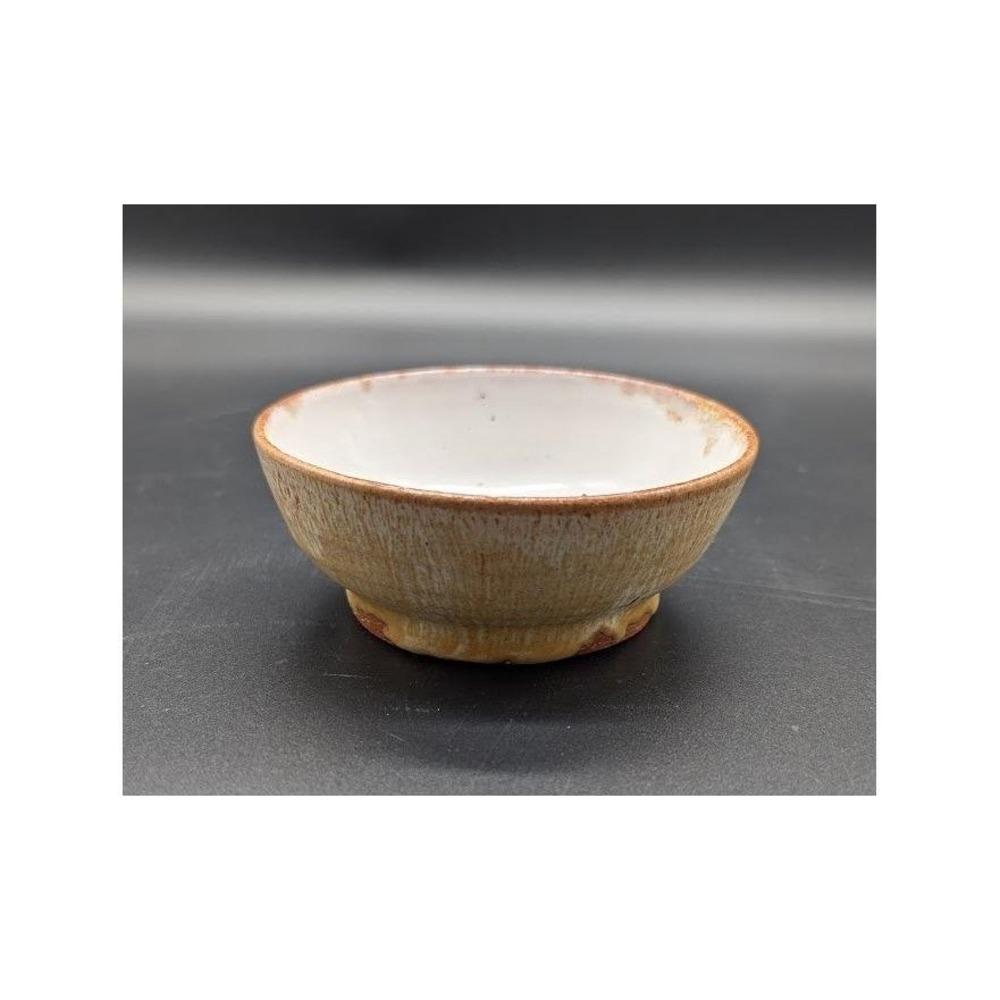 Studio Art Pottery Handmade Small Bowl‎ 4" Signed Rustic Glaze Condiment Berry